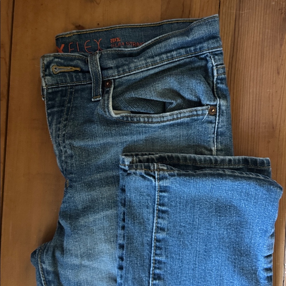 Urban Pipeline Max Flex Slim Straight Jeans - Denim Blue